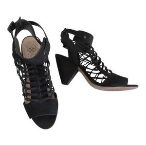 Vince Camuto Cage Sandal in Black